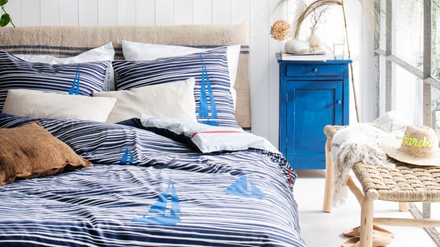 Cinderella voorjaarscollectie: creëer een slaapkamer in strand stijl