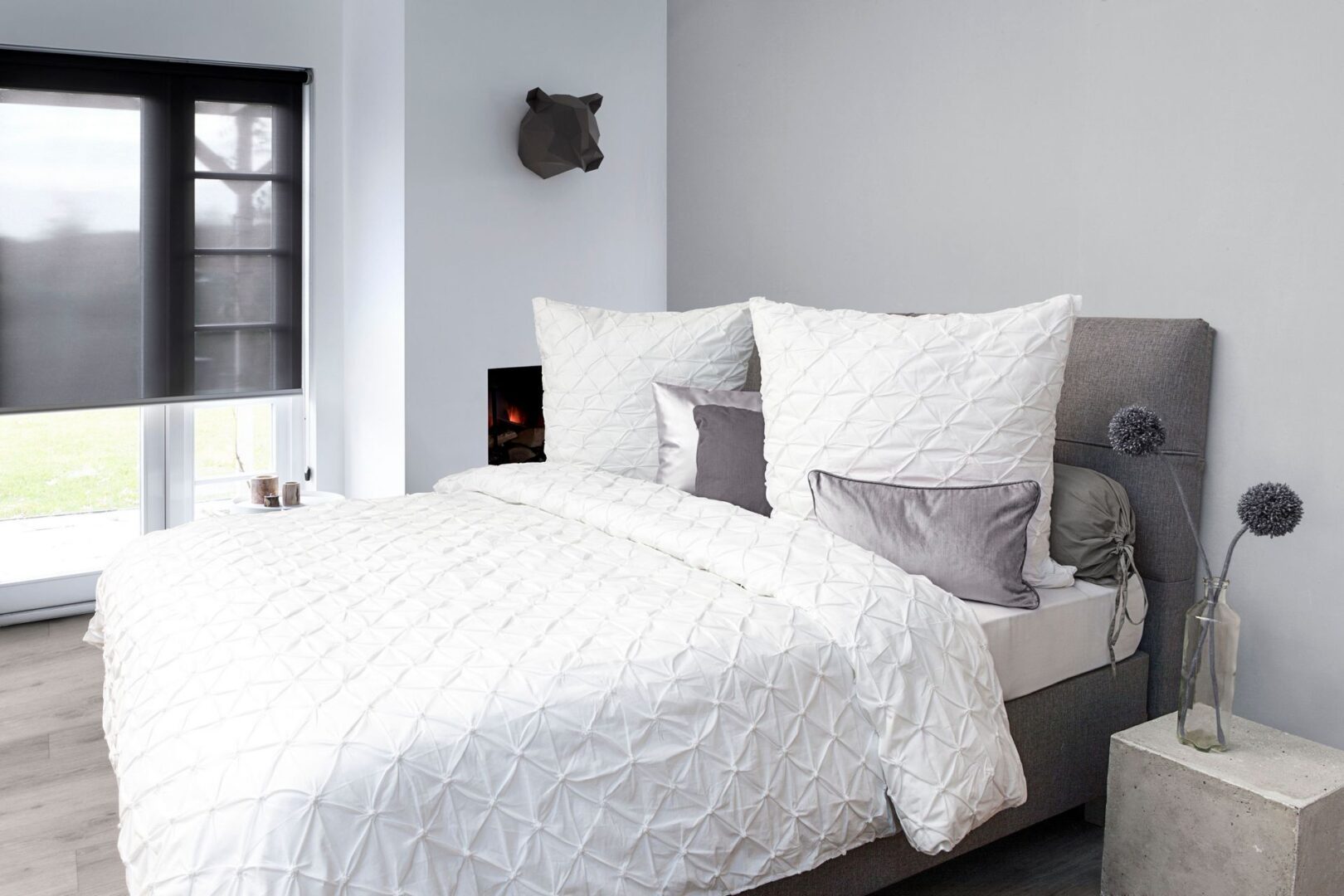 Yellow Como dekbedovertrek