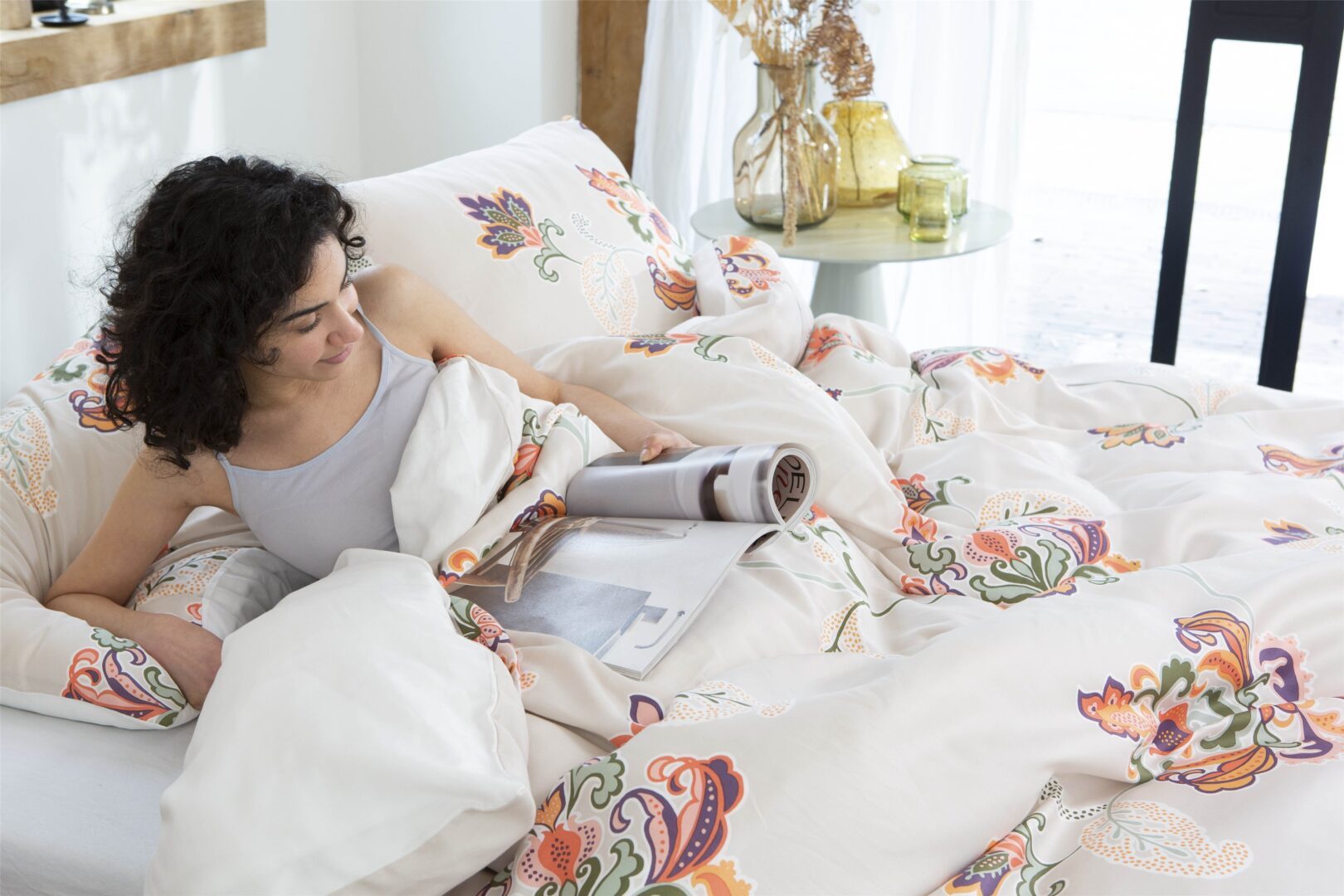 Walra Graceful Flowers dekbedovertrek