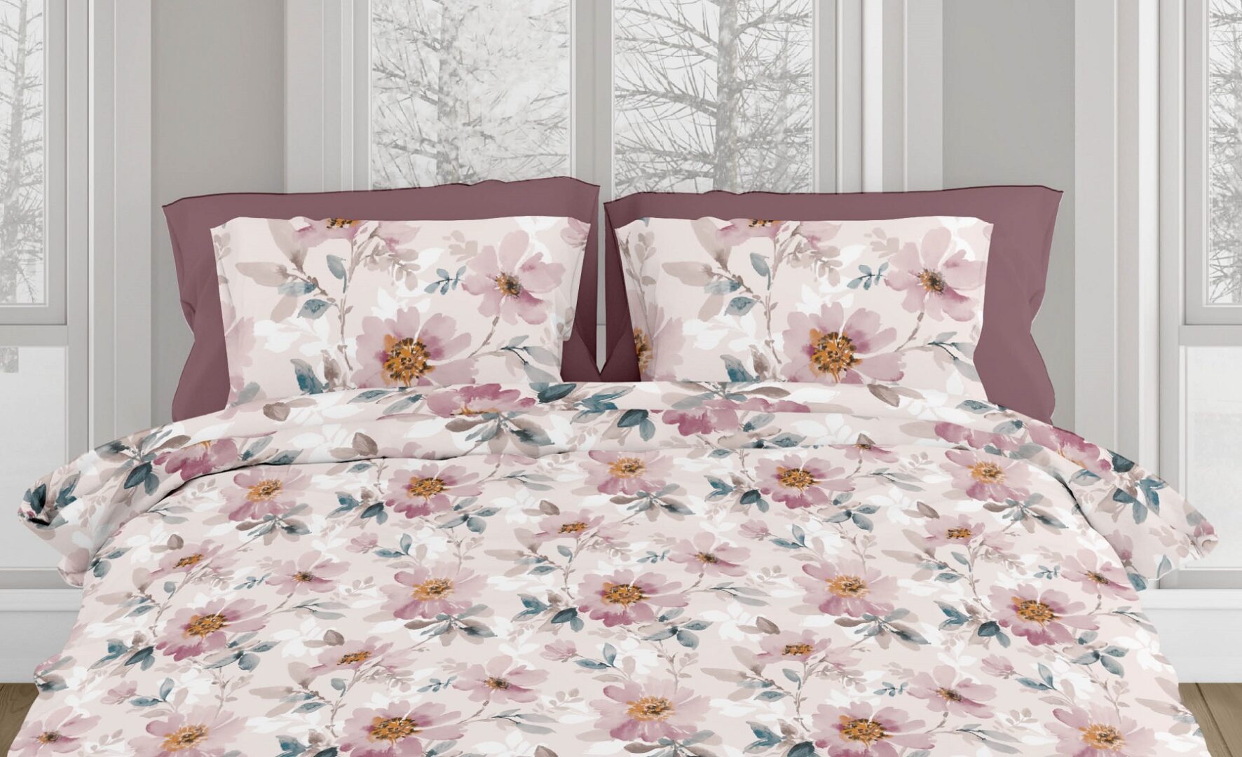 Romanette Rafaella flanel dekbedovertrek