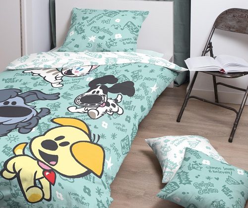 Woezel en Pip dekbedovertrek