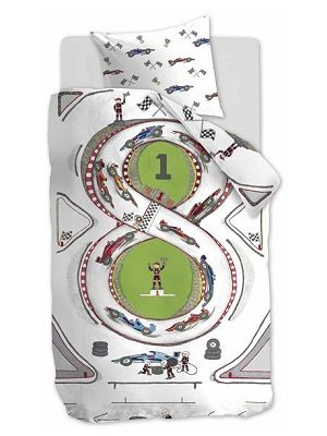 Beddinghouse Kids Race Track dekbedovertrek