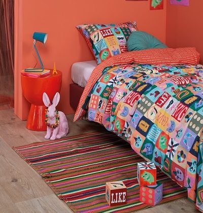 Oilily Party Blocks dekbedovertrek