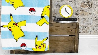 Pokémon fleece plaid