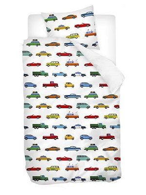 Snoozing Cars dekbedovertrek