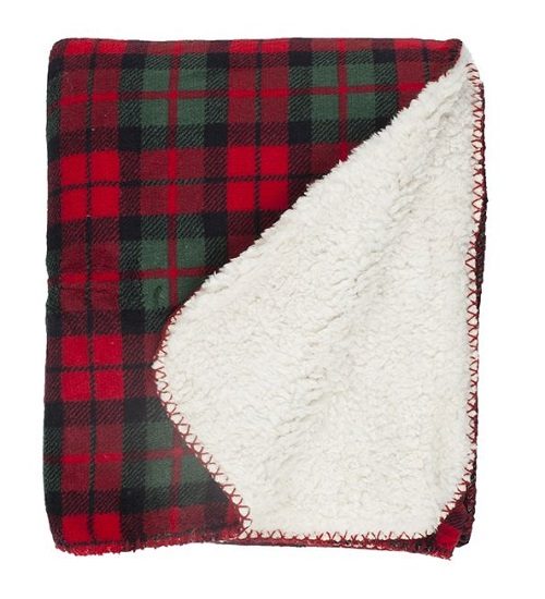 Unique Living Falun Fleece plaid