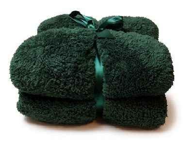 Unique Living Teddy fleece plaid