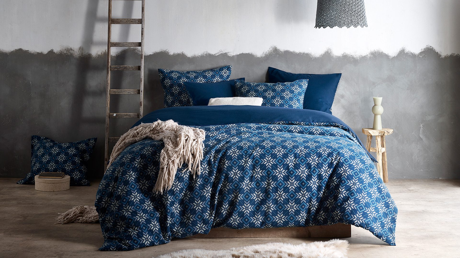 De Witte Lietaer Anzor flanel dekbedovertrek