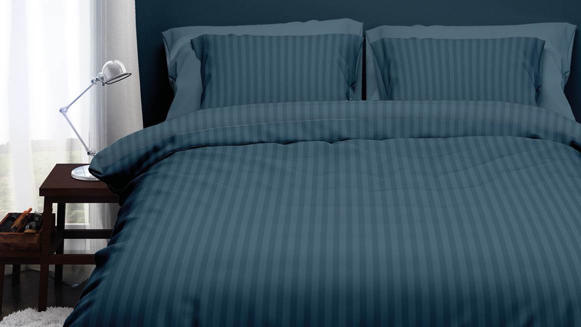 Satin d'Or Satijnstreep dekbedovertrek