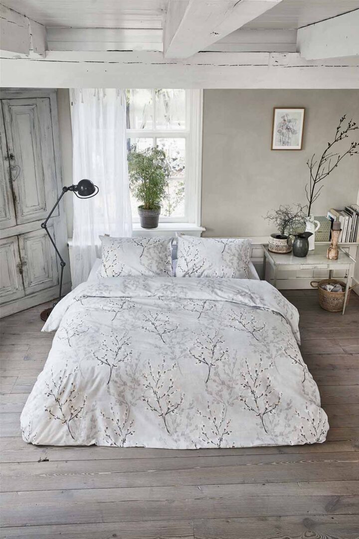 Walra Winter Twigs flanel dekbedovertrek