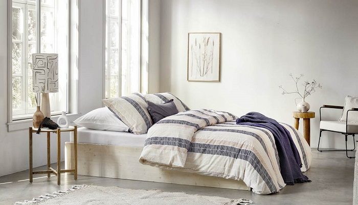 Walra Remade Drawing Fishbones dekbedovertrek