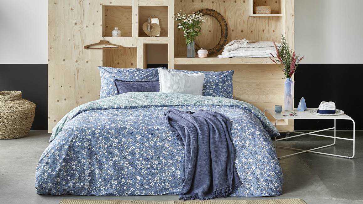 Walra Retro Flowers dekbedovertrek