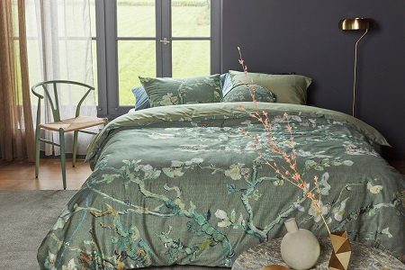 Beddinghouse Blossoming dekbedovertrek - Groen