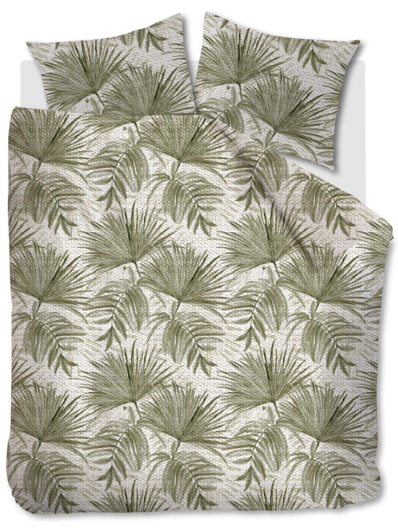 Ariadne at Home Leafs dekbedovertrek natural