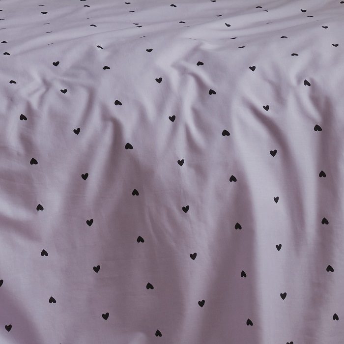 VTWonen Striped Hearts dekbedovertrek