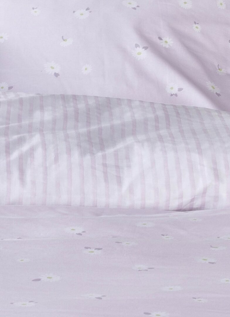 Walra Little Daisies dekbedovertrek lila