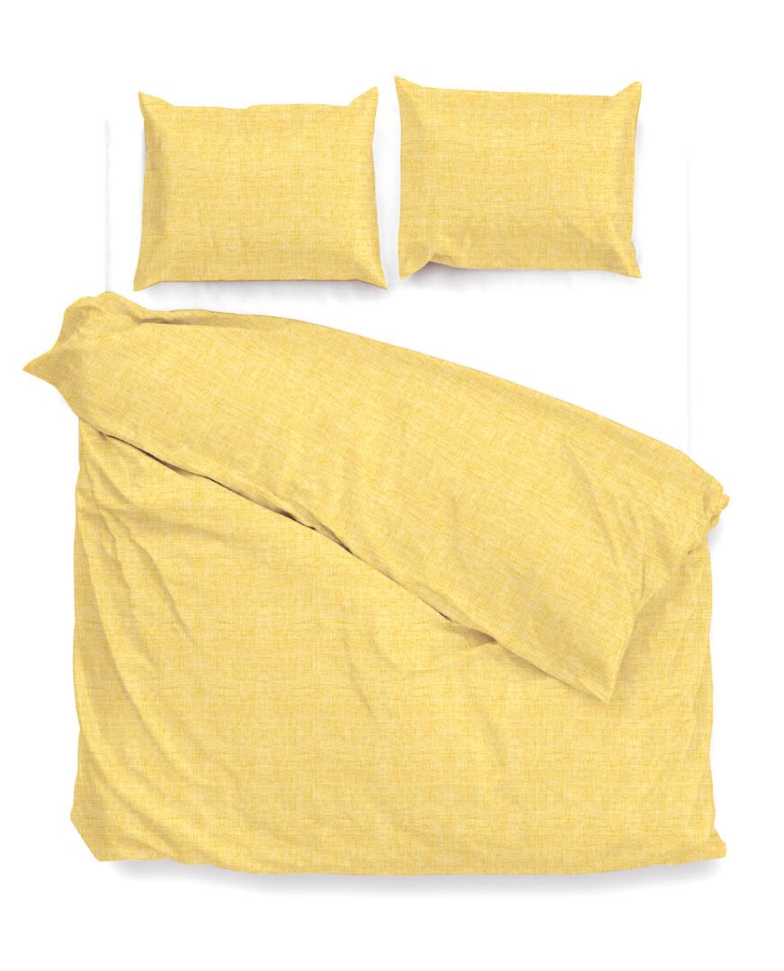 Zo!Home Lino dekbedovertrek aspen yellow
