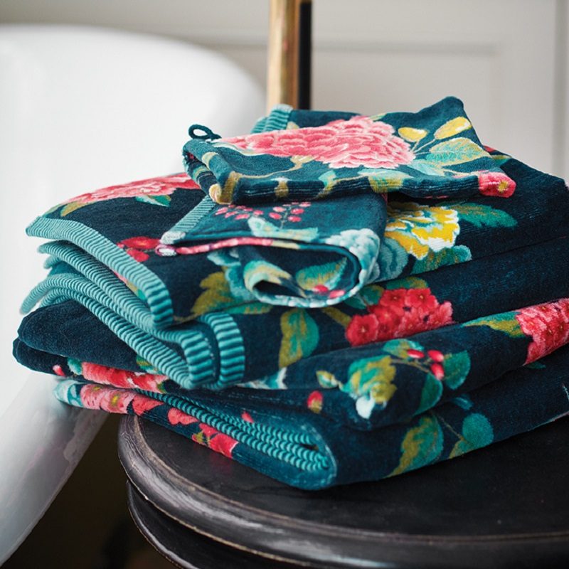 Pip Studio Good Evening badtextiel dark blue