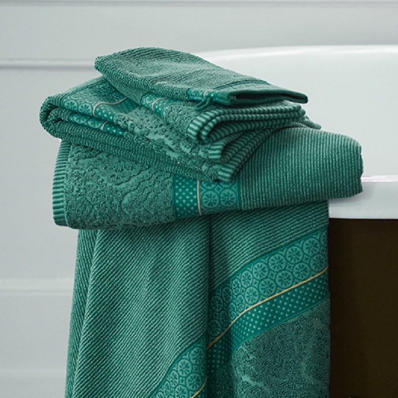 Pip Studio Soft Zellige badtextiel green