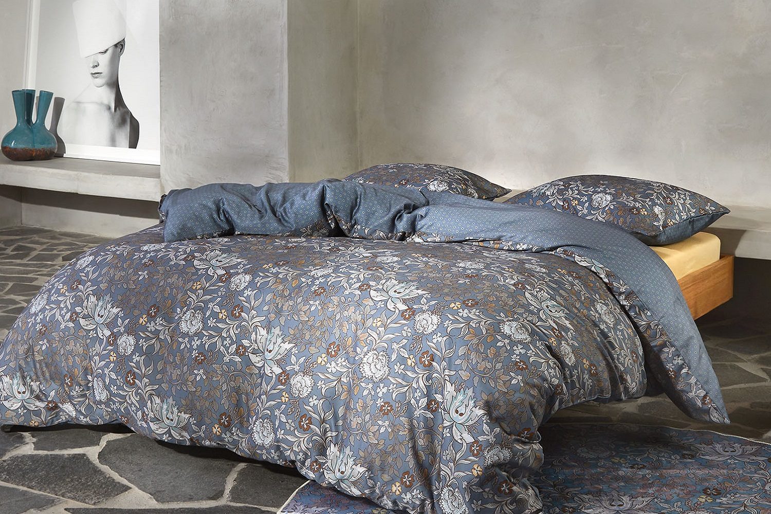 Essenza Ophelia dekbedovertrek midnight swim