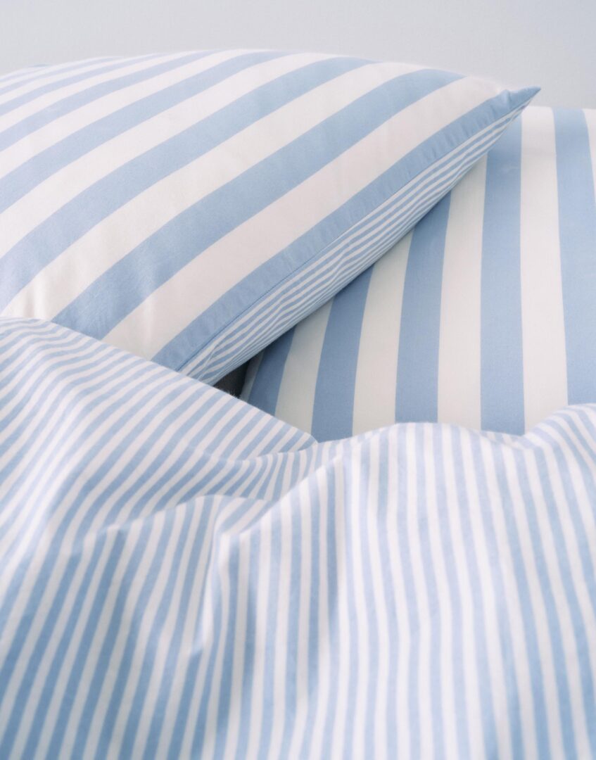 Marc O'Polo Mikkeli Powder Blue - strepen, ruitjes en trends