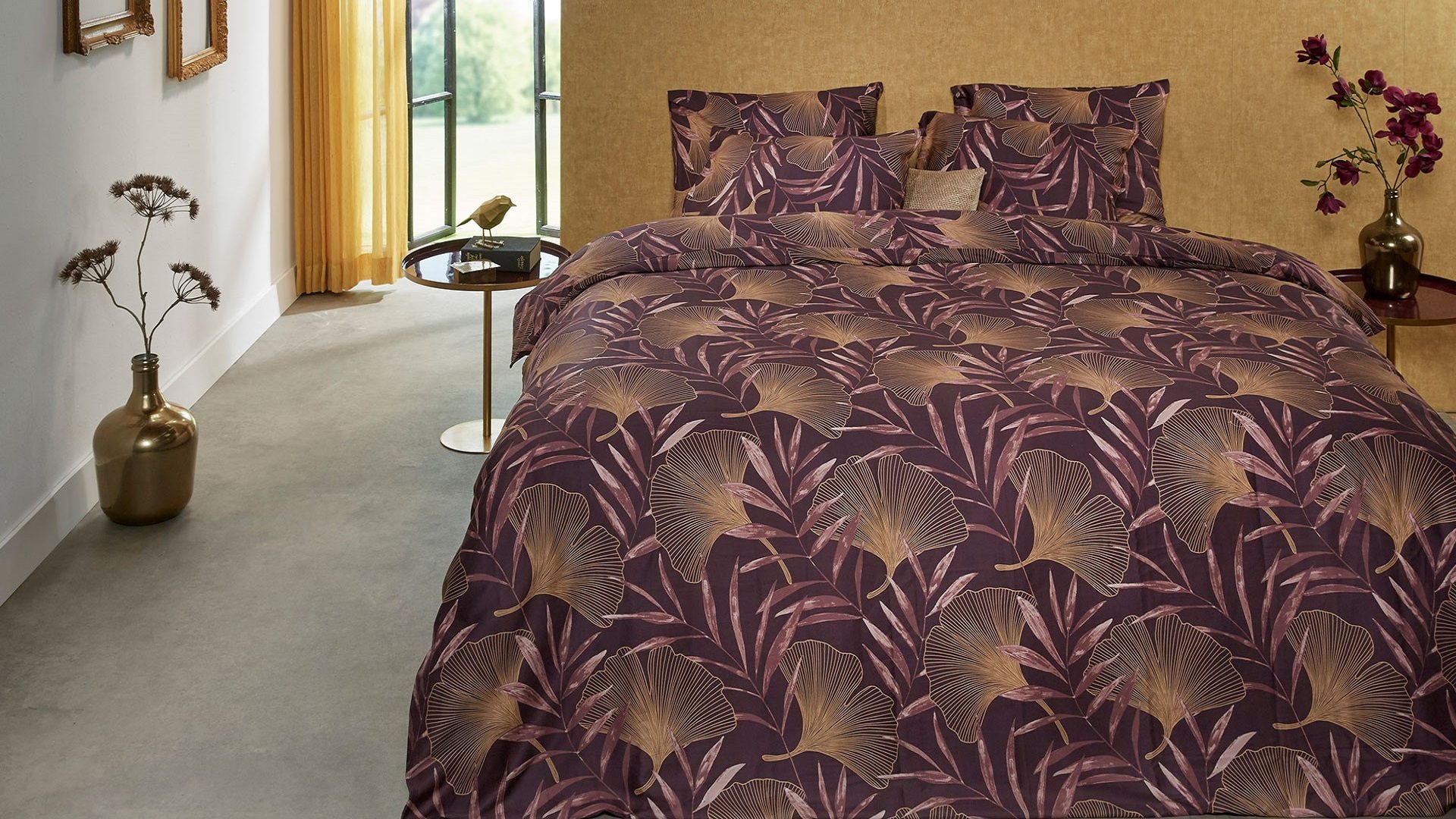 iSeng Golden Leaves dekbedovertrek