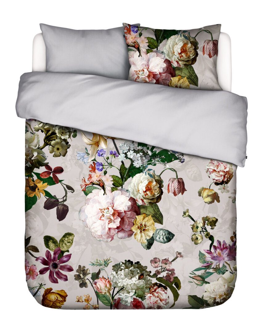 Essenza Fleur dekbedovertrek - Grey