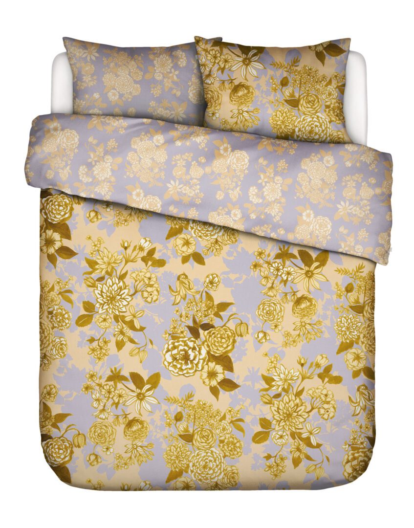 Essenza Flore dekbedovertrek - Yellow Straw