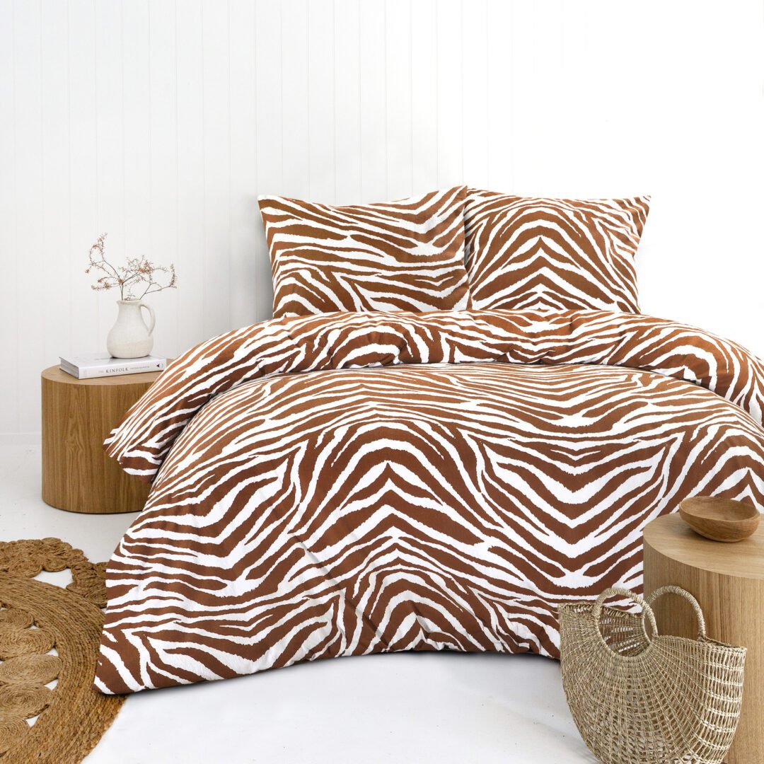 Day Dream Zebra flanel dekbedovertrek