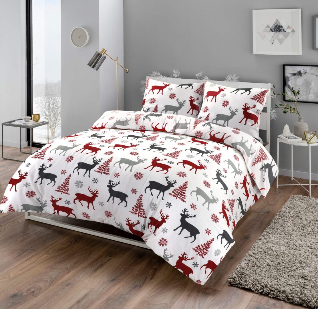 Day Dream Hjort flanel dekbedovertrek