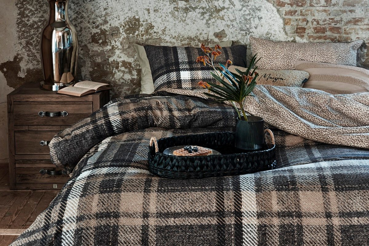 Cozy Check dekbedovertrek
