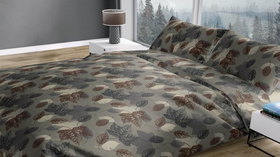 Winters warm flanel met Romanette beddengoed