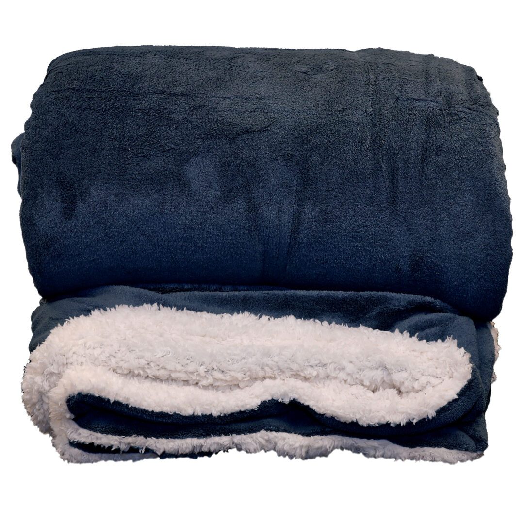 Unique Living Lars Plaid Xl Donkerblauw