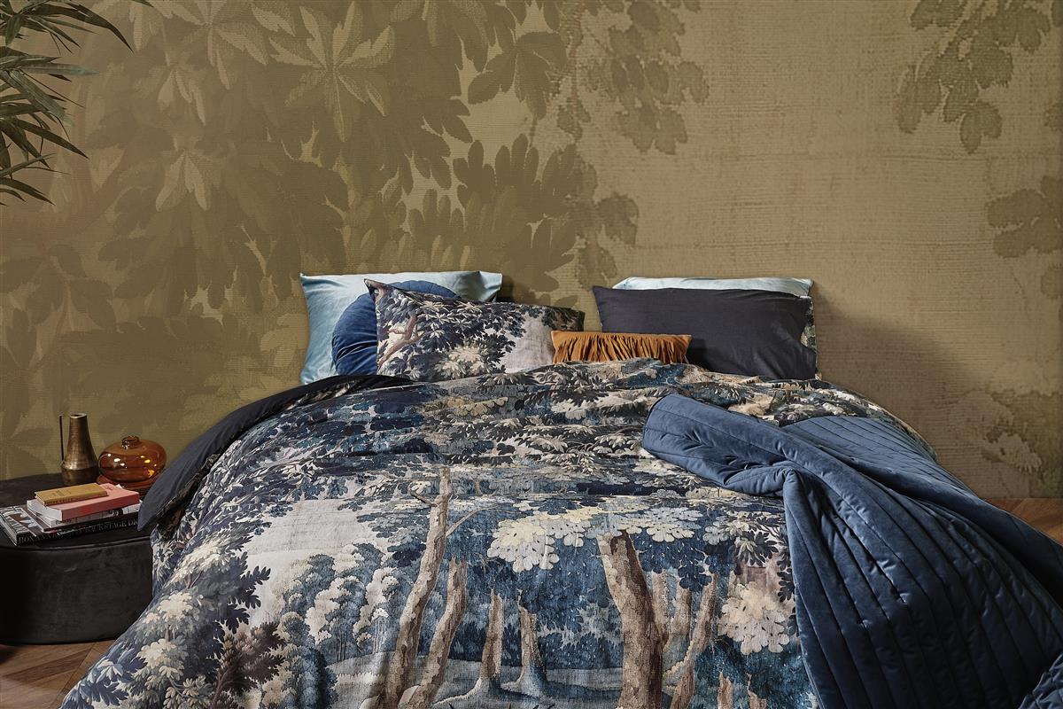 At Home From Afar dekbedovertrek Blue