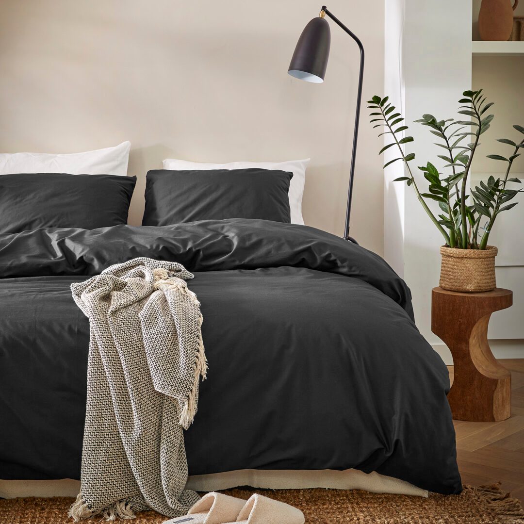 Cinderella Weekend dekbedovertrek - zwart