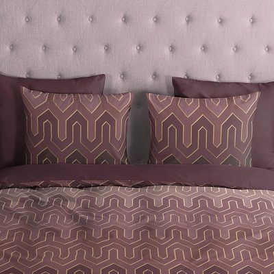 Chevron dekbedovertrek Good Morning