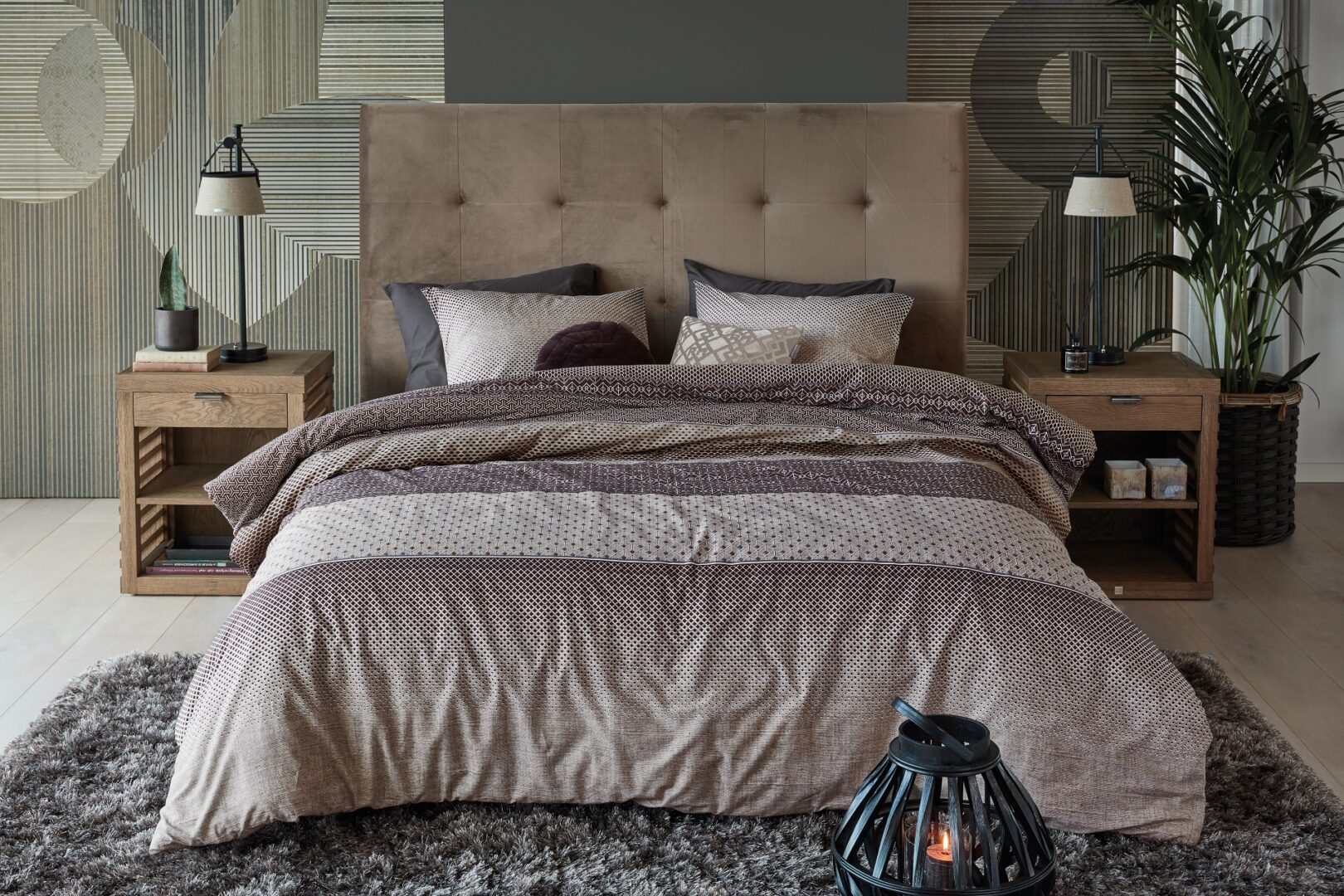 Retrograde dekbedovertrek Rivièra Maison