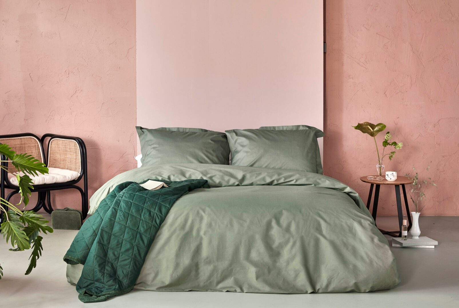 Walra Forever Cotton dekbedovertrek khaki