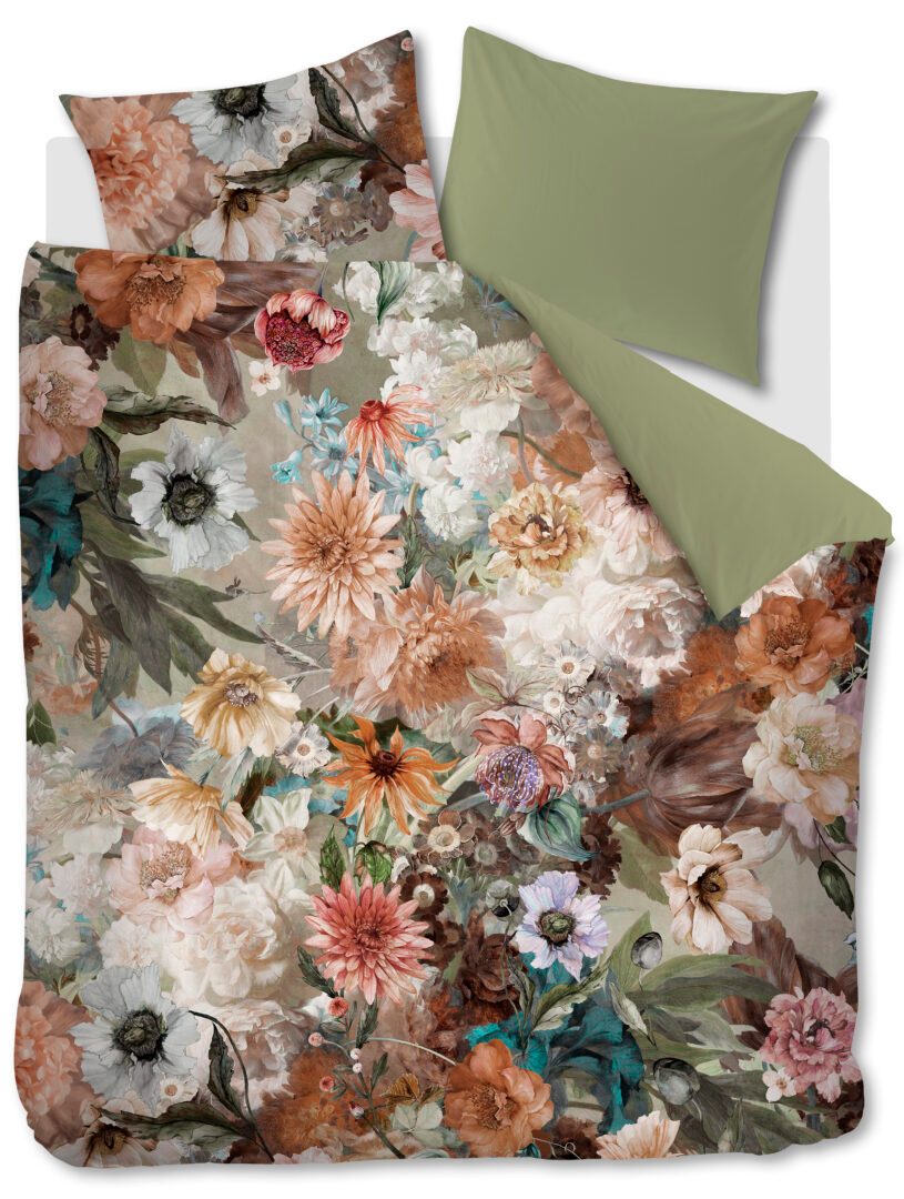 At Home Forever Flowers dekbedovertrek