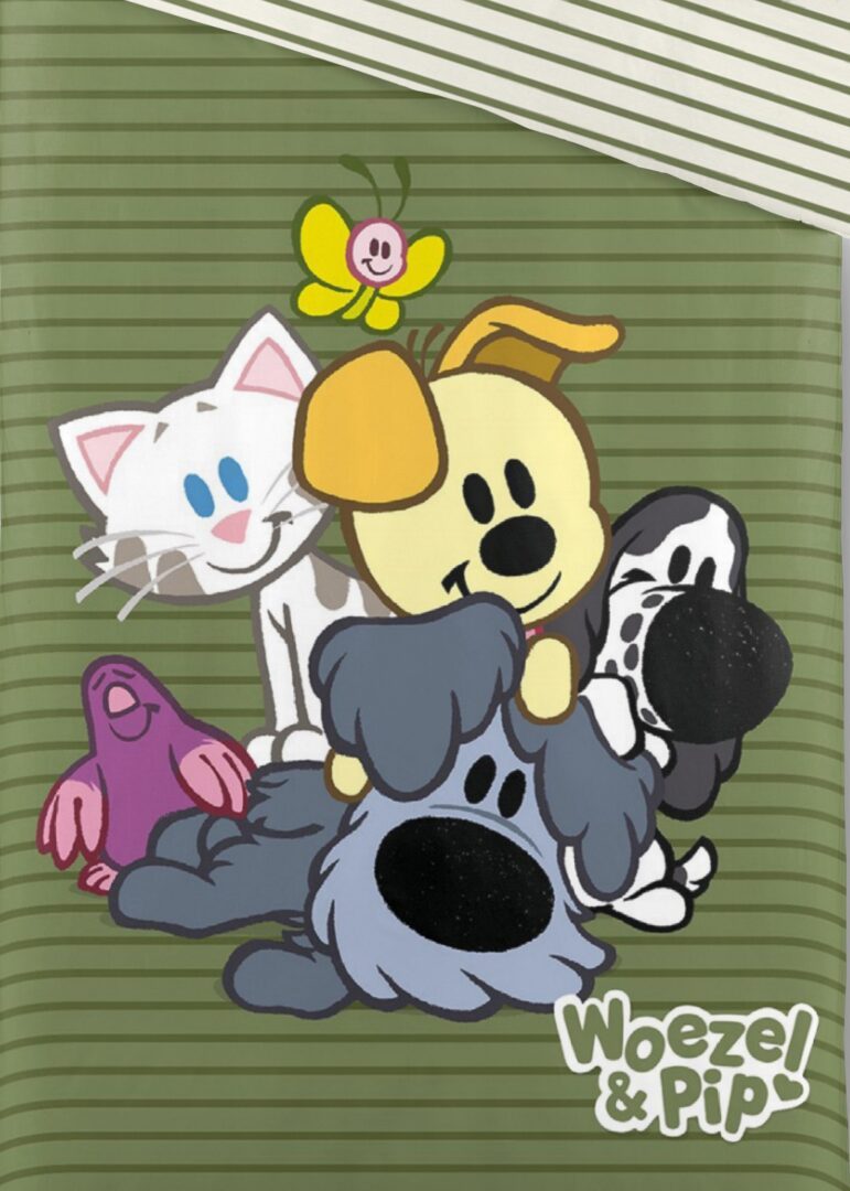 Hug with Friends dekbedovertrek Woezel & Pip