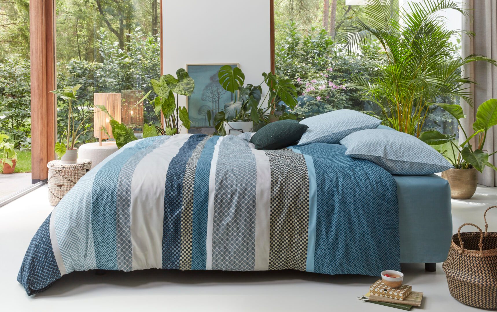 Beddinghouse Lennart dekbedovertrek blauw