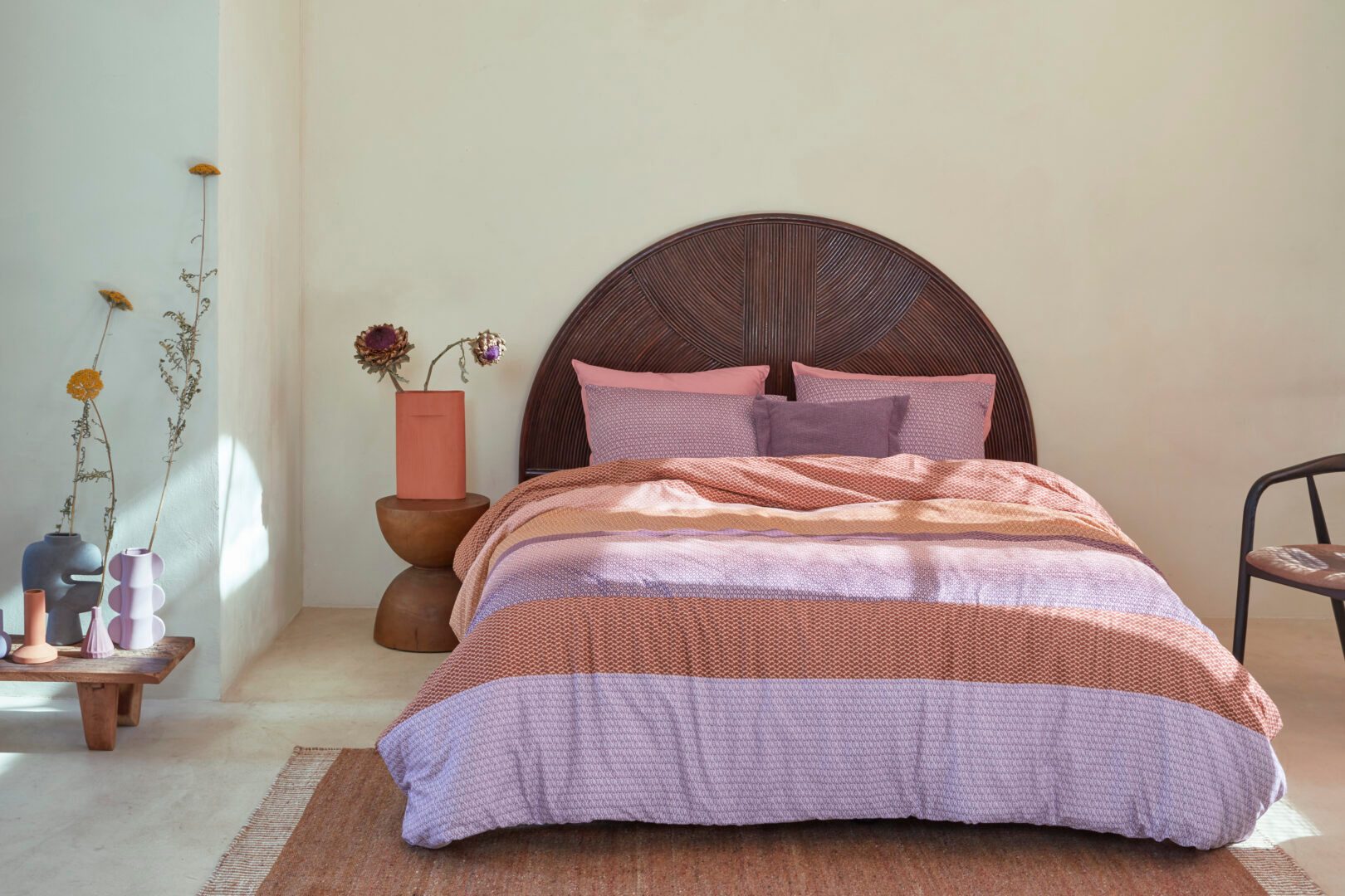 Beddinghouse Vance dekbedovertrek steenrood