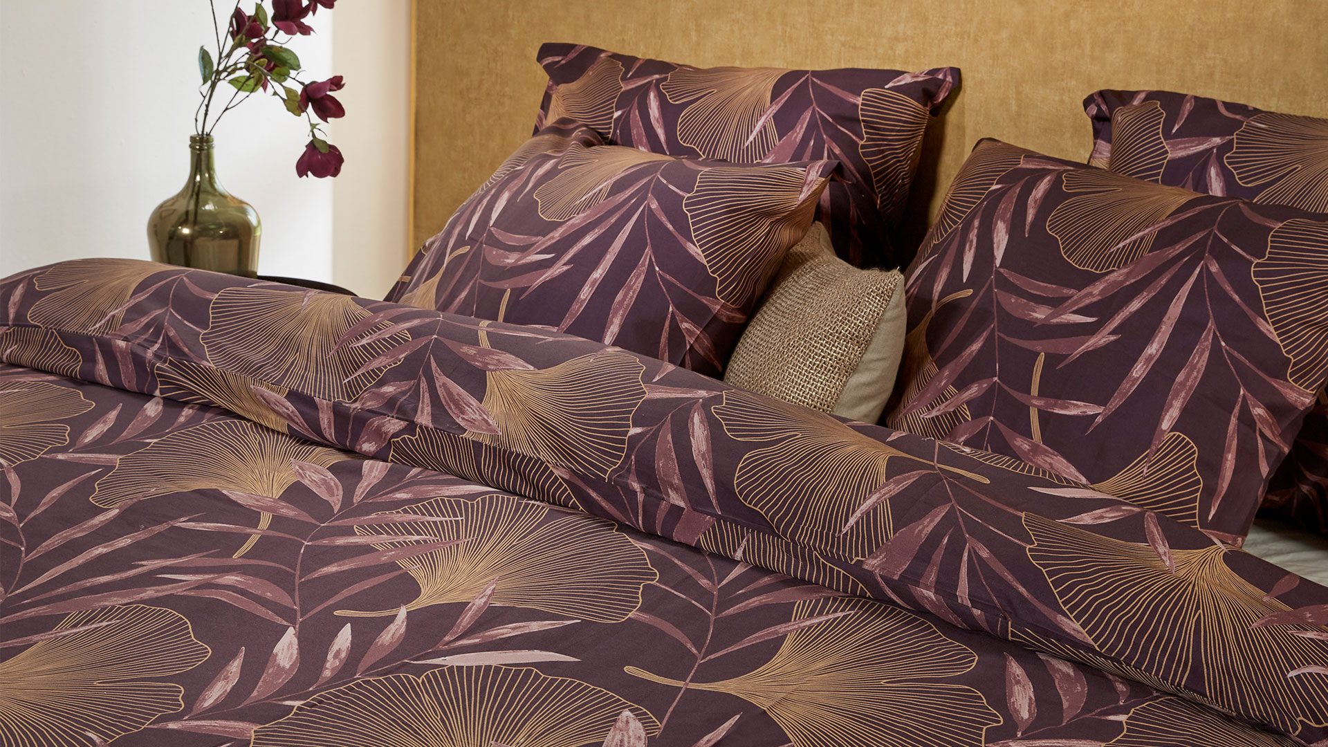 Golden Leaves dekbedovertrek