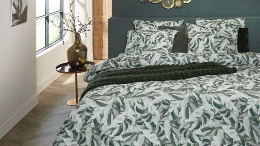 Botanisch beddengoed voor een frisse lente