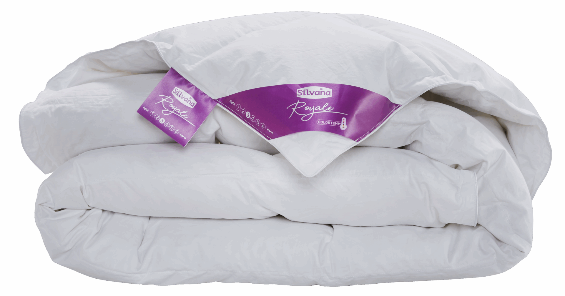 Silvana Royale Colortemp medium-koel donzen dekbed