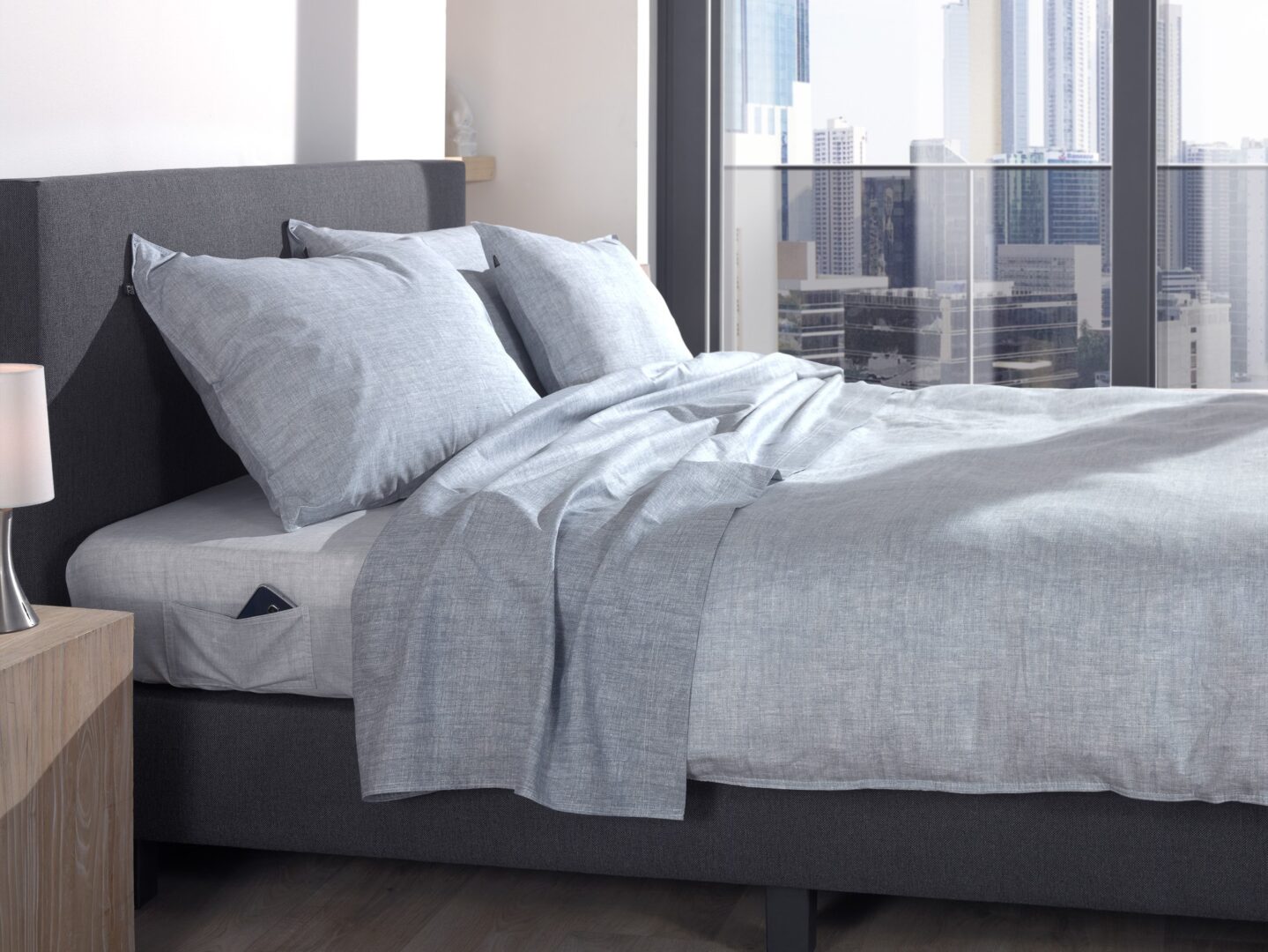 Zo!Home Lino dekbedovertrek blue