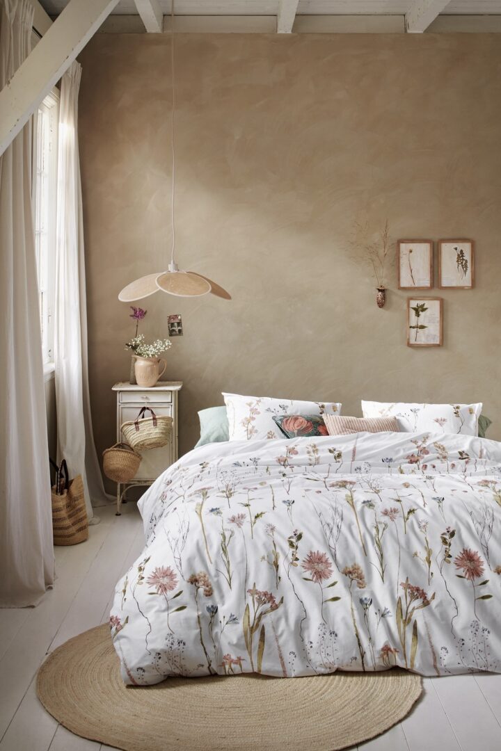 Ariadne at Home Rustic dekbedovertrek - wit