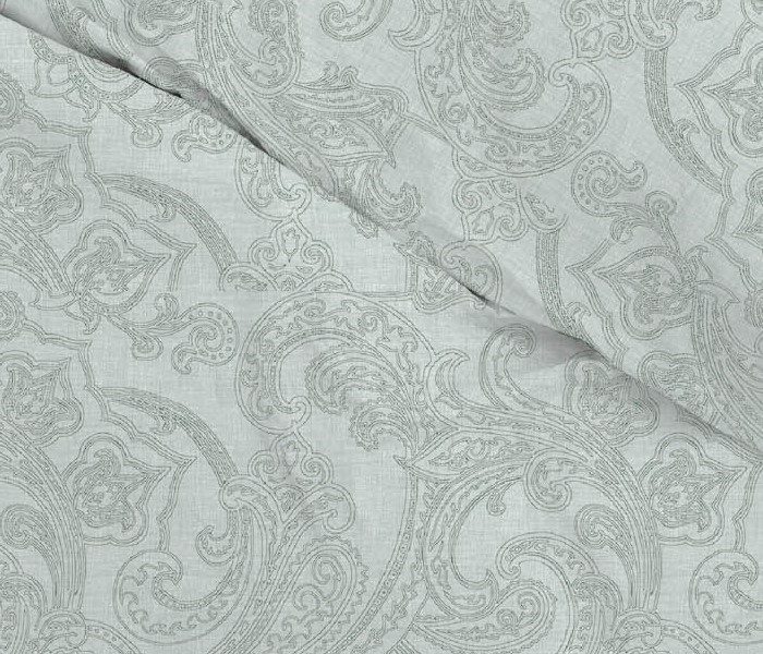 Paisley di Lino mint green