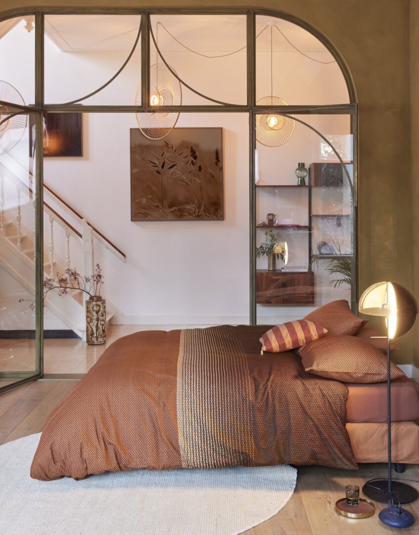 Beddinghouse Demi dekbedovertrek - steenrood