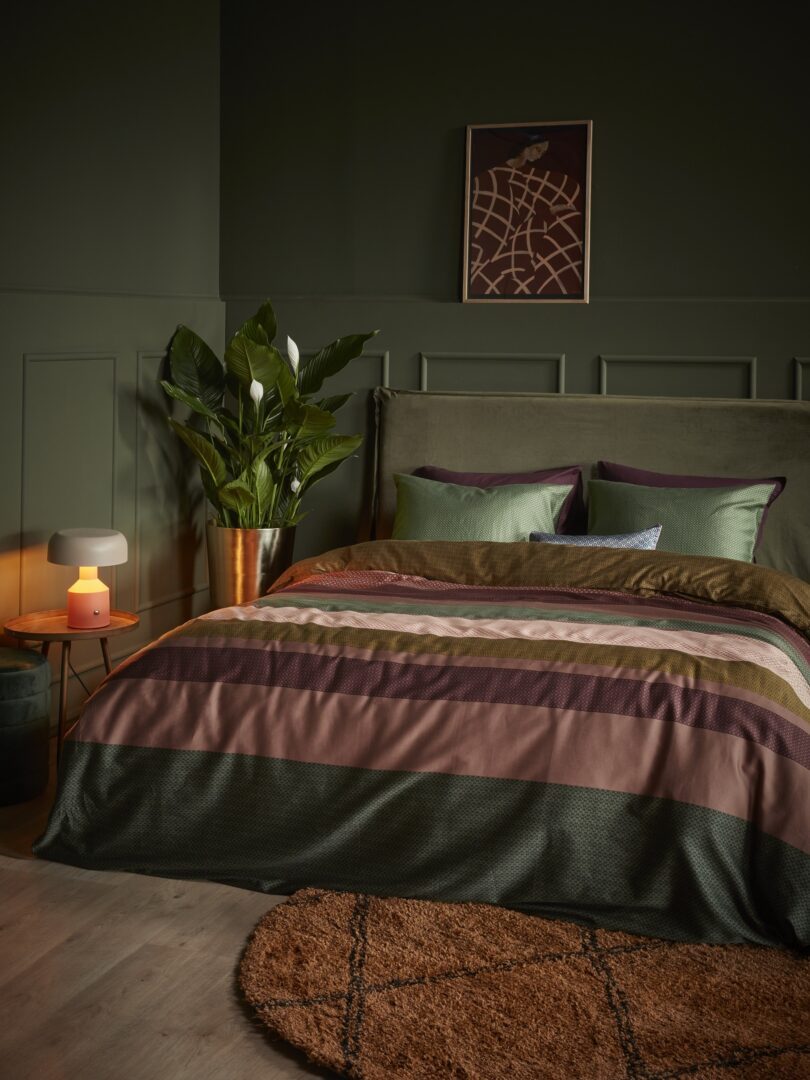Beddinghouse Ines dekbedovertrek - groen